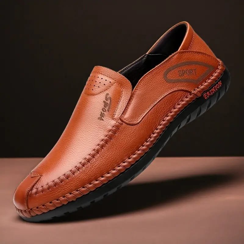 1 Pair Men'S Genuine Loafers - Casual Shoes