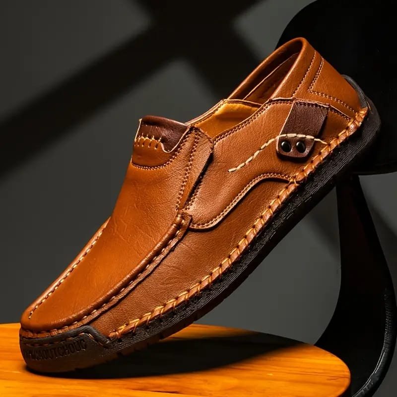 1 Pair Men'S Genuine Loafers - Casual Shoes