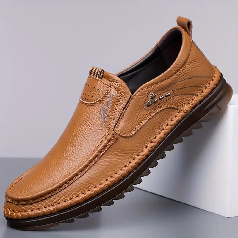 1 Pair Men'S Genuine Loafers - Casual Shoes