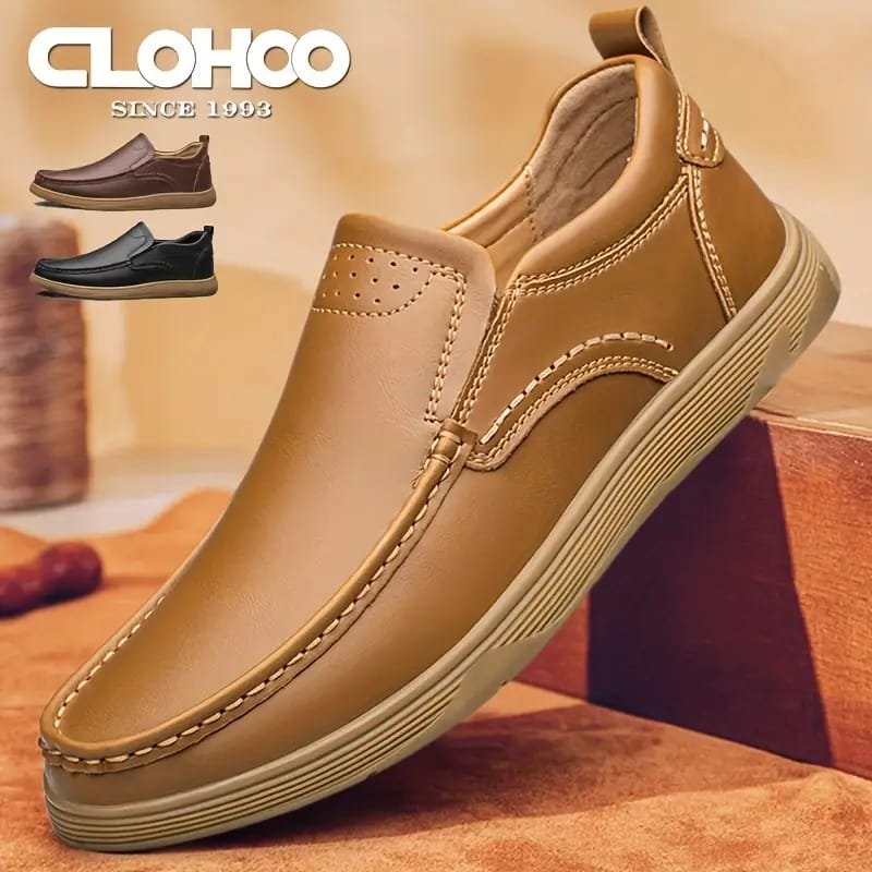 1 Pair Men'S Genuine Loafers - Casual Shoes