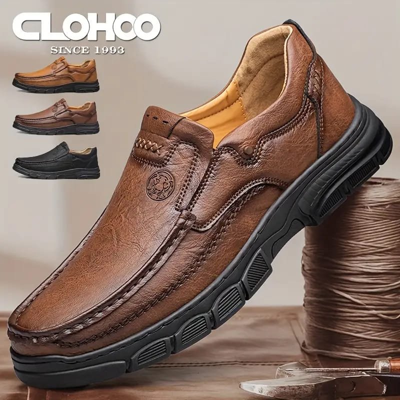 1 Pair Men'S Genuine Loafers - Casual Shoes