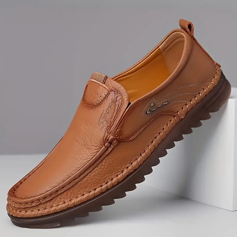 1 Pair Men'S Genuine Loafers - Casual Shoes