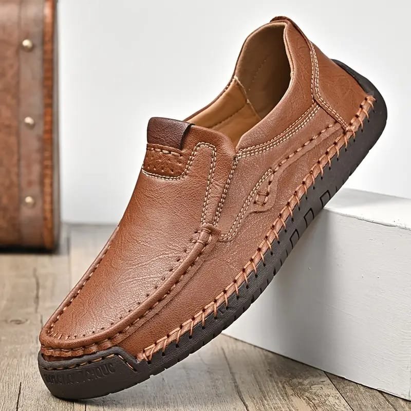 1 Pair Men'S Genuine Loafers - Casual Shoes