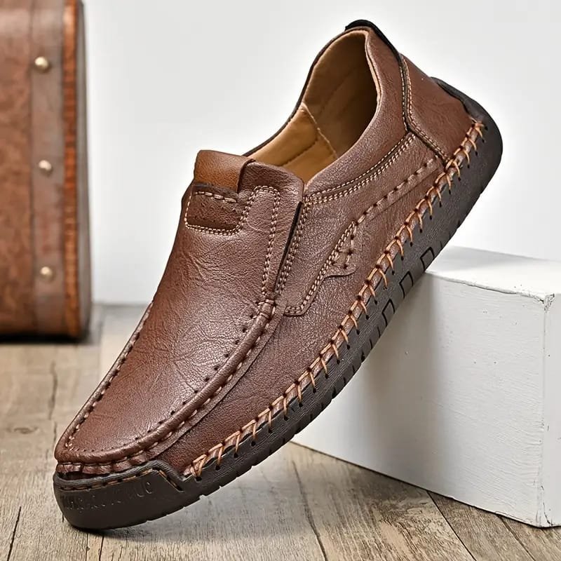 1 Pair Men'S Genuine Loafers - Casual Shoes