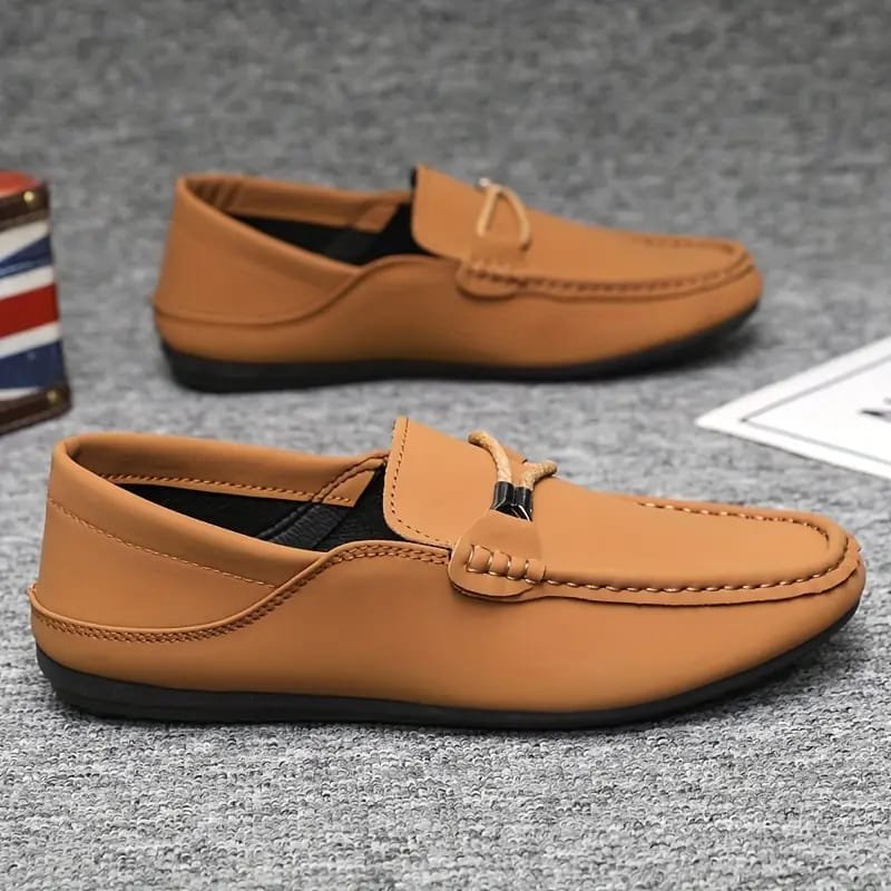 1 Pair Men'S Genuine Loafers - Casual Shoes