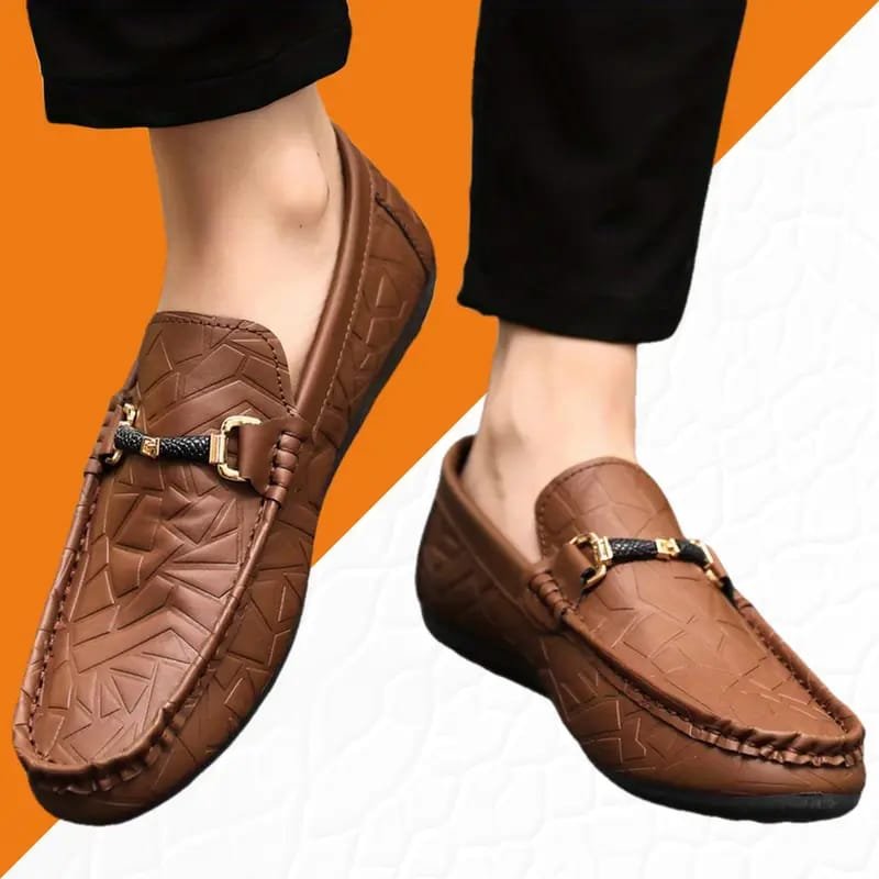 1 Pair Men'S Genuine Loafers - Casual Shoes