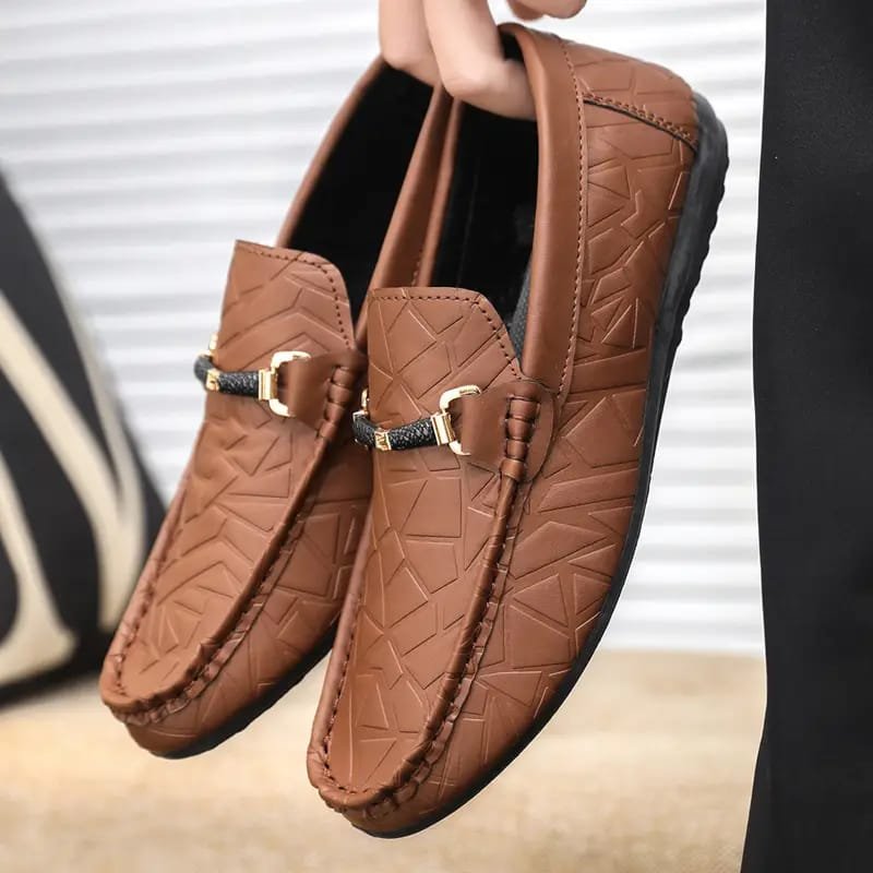 1 Pair Men'S Genuine Loafers - Casual Shoes