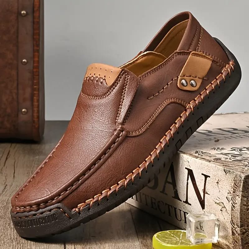 1 Pair Men'S Genuine Loafers - Casual Shoes