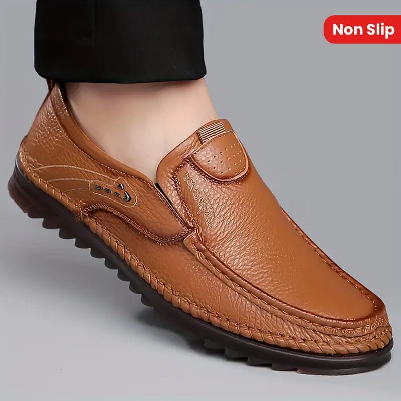 1 Pair Men'S Genuine Loafers - Casual Shoes