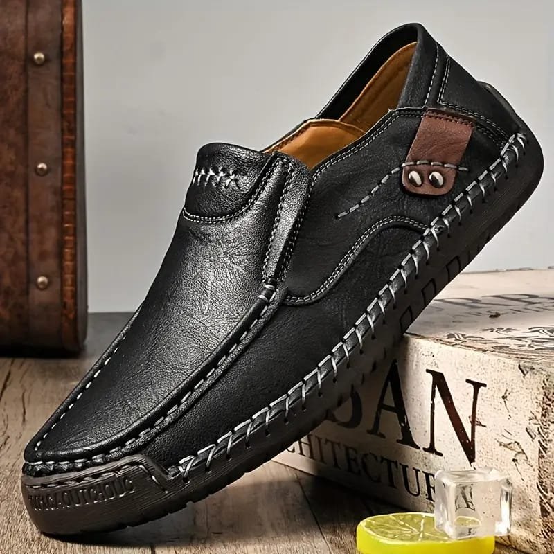 1 Pair Men'S Genuine Loafers - Casual Shoes